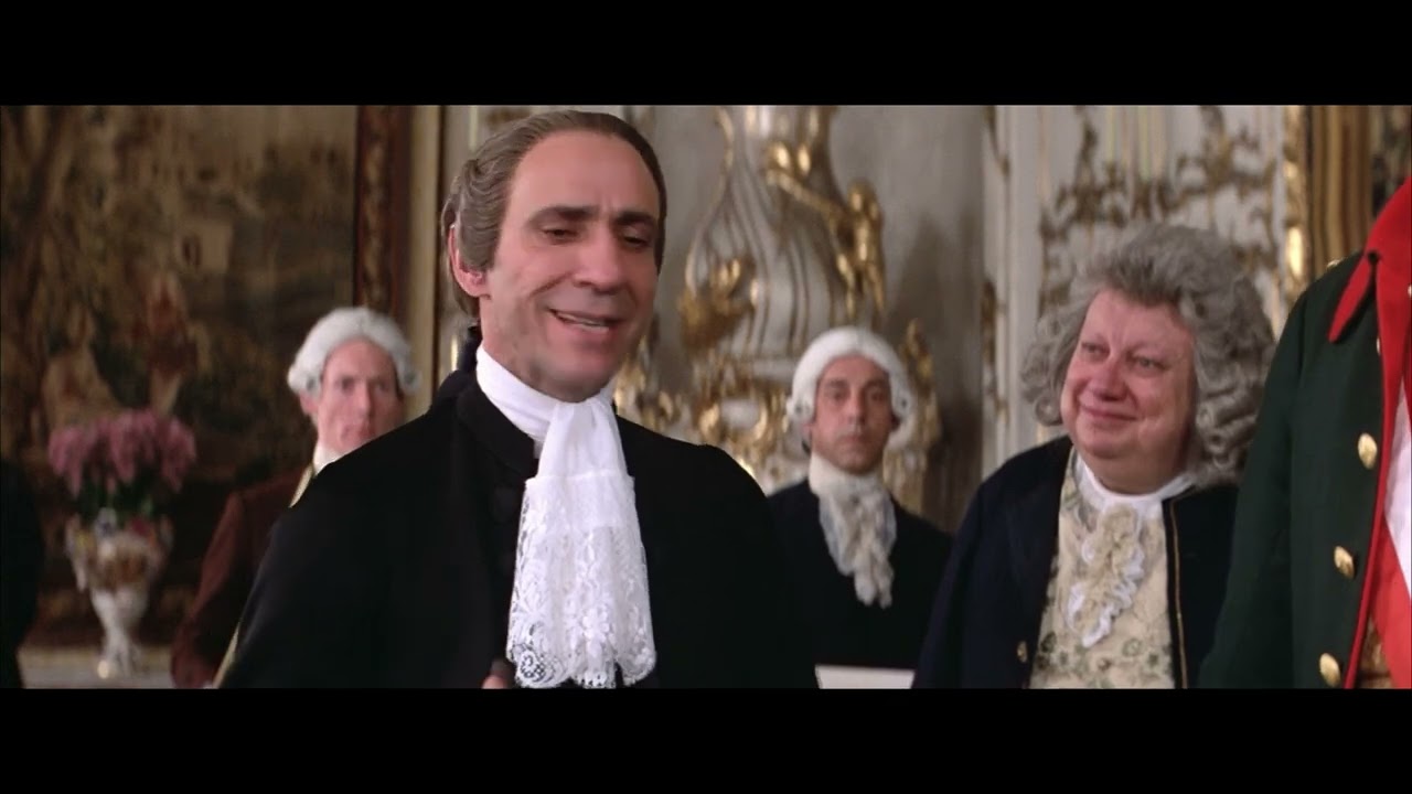 AMADEUS REMASTERED HD - MOZART INSULTS SALIERI - PLAYS HIS OWN PIECE BETTER THAN HE DID-1