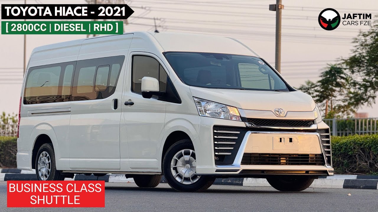 Toyota Hiace 13 SEATER | DIESEL | AUTOMATIC TRANSMISSION | RHD | 2021 | LANE ASSIST | CRUISE CONTROL | REAR A/C | video