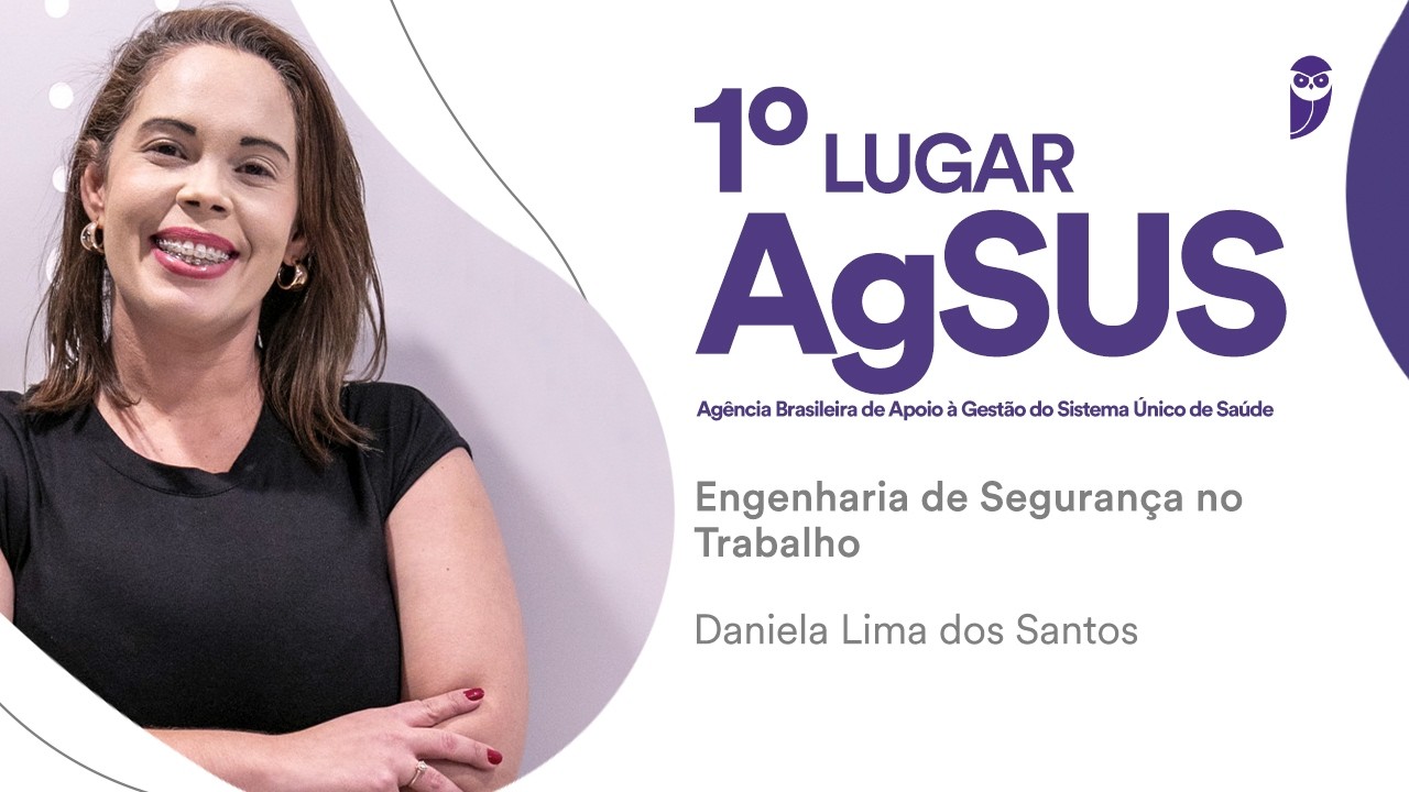 Baile dos Primeiros: Daniela Lima, 1º lugar para Engenharia de Segurança no Trabalho na AGSUS