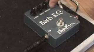 Video thumbnail for Barber Electronics Barb EQ guitar effects pedal demo with SG and Jaguar Jr amp by gearmanndude