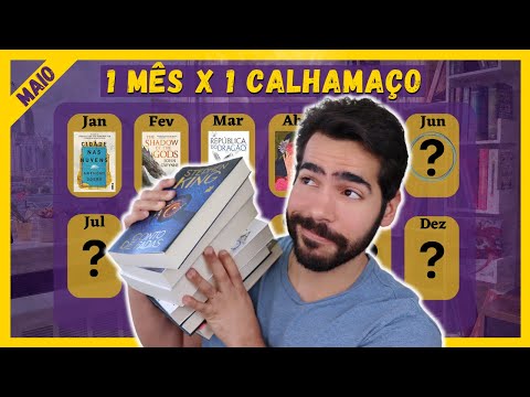 PROJETO: 1 MÊS X 1 CALHAMAÇO | MAIO | Me Acabei de Ler