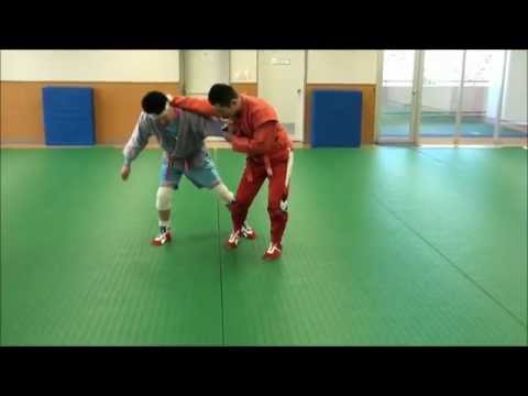 SAMBO　Z足を囮に使って捨身技　サンボ　САМБО