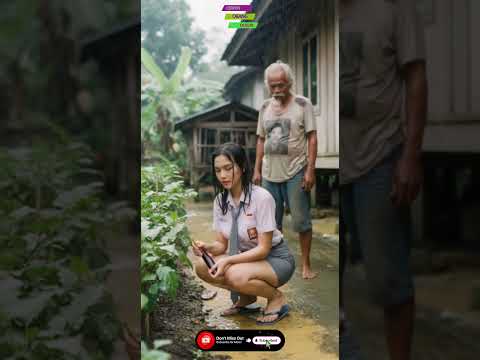 Heavy Rain in Village Life rainstorm and thunder #RainyDay #fyp #HeavyRain