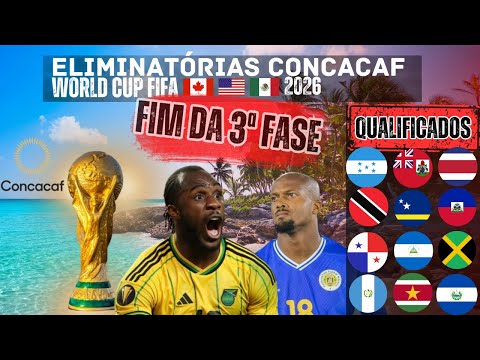 CONCACAF QUALIFIERS | 12 FINALISTS SET | End of 3rd PHASE