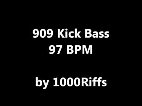 909 Kick Bass Drum : 97 BPM - Beats Per Minute