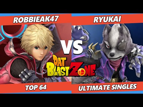 DAT BlastZone 32 - RobbieAK47 (Shulk) Vs. RyuKai (Wolf) SSBU Ultimate Tournament