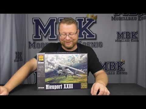 MBK unboxing #322 - 1:32 Nieuport XXIII (Copperstate Model 32004)