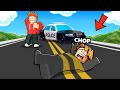 ROBLOX CHOP AND FROSTY PLAY HIDE AND SEEK IN FRONT OF POLICE