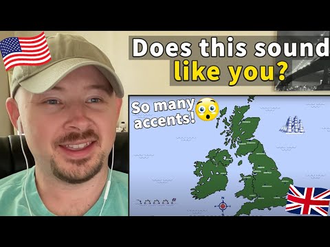 American Reacts to One Woman 17 British Accents