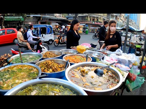 Phnom Penh Street Food Tour at Traditional Food Market, Evening Market Food Show