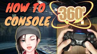 How to 360 on controller (ps4) Dead by daylight with handcam