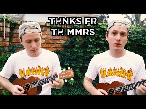THNKS FR TH MMRS Ukulele Fingerstyle Type Cover (FALL OUT BOY)