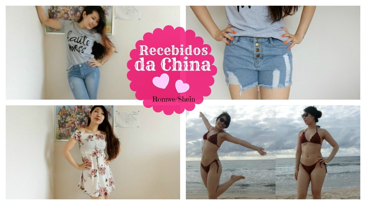 ROUPAS DA CHINA ! Recebidos Verão agosto 2017 (Romwe/Shein Fashion Haul)