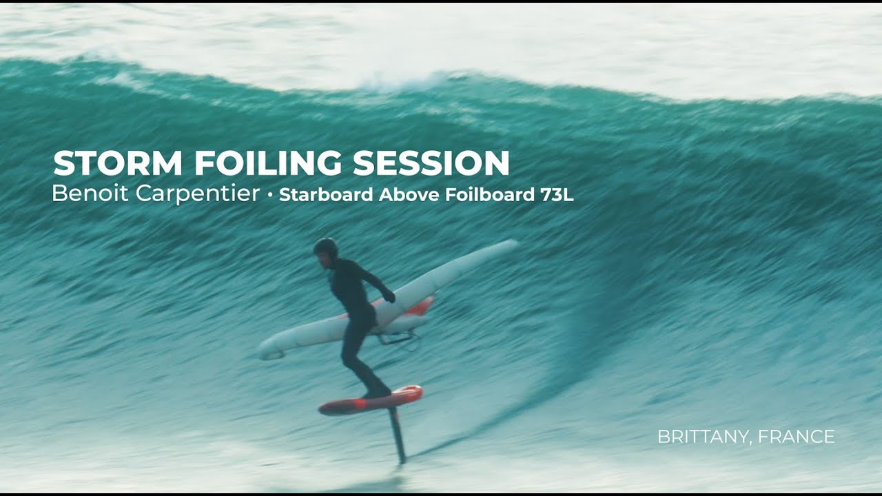 Storm Wing Foiling in Waves | Benoit Carpentier on the Above Foilboard