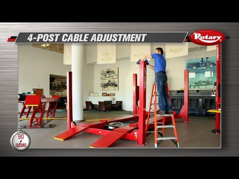 90 Second Know How: 4 Post Cable Adjustment