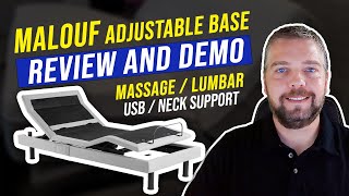 Malouf Adjustable Base Review & Demo | Our New Adjustable Bed Base