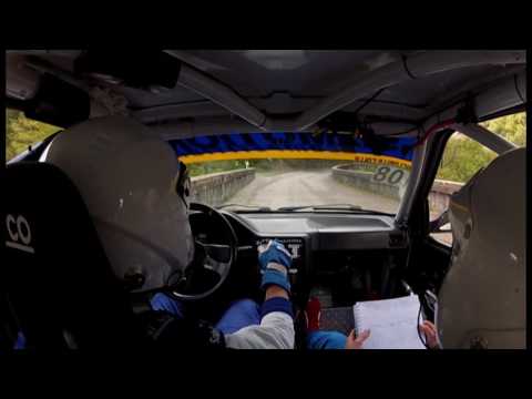 20° Rallye de l'Escarene 2016 -  Crash  Calabrese - Teodoro - Ps 5