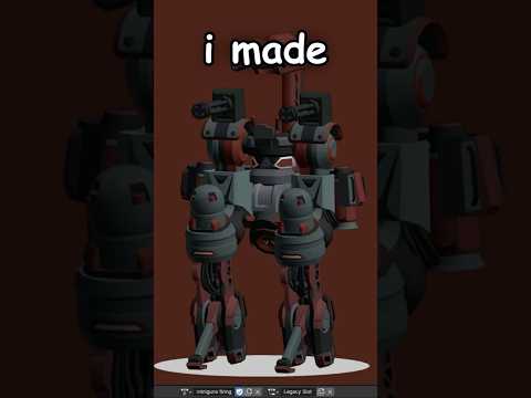 I Made A New TDS Tower #tds #roblox #towerdefensesimulator #blender