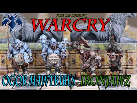 Age of Sigmar: Warcry- NEW! Ogor Mawtribes vs  Ironjawz