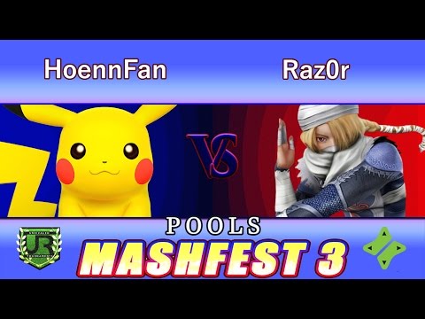 Mashfest 3  POOLS - HoennFan (Pikachu) vs Raz0r (Sheik)