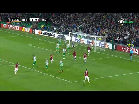 Resumen del partido Real Betis-AC Milan (1-1)