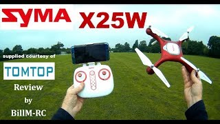Syma X25W review of Optical Flow WiFi FPV Quadcopter Drone - Flight & Features Tests (Part II)