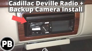 1994 - 1999 Cadillac Deville Radio and Backup Camera Install
