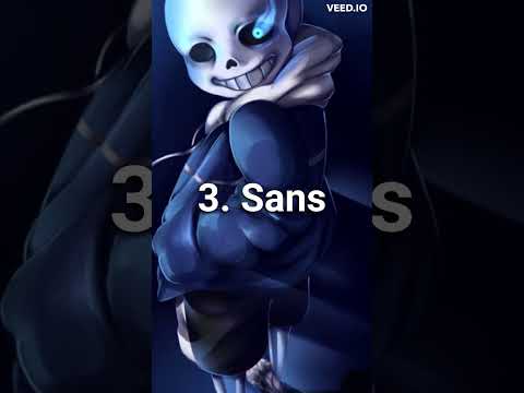 TOP 5 STRONGEST UNDERTALE CHARACTERS