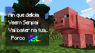 Troquei todos os sons do Minecraft pra minha voz