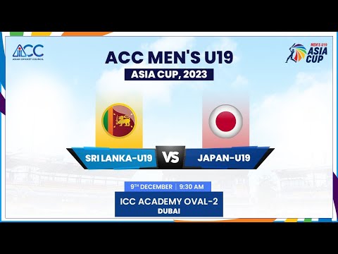 Sri Lanka vs Japan | Match 4 | ACC Men's U19 Asia Cup 2023