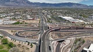 Time lapse of Paseo Del Norte and Interstate 25, Albuquerque, NM on a Friday afternoon