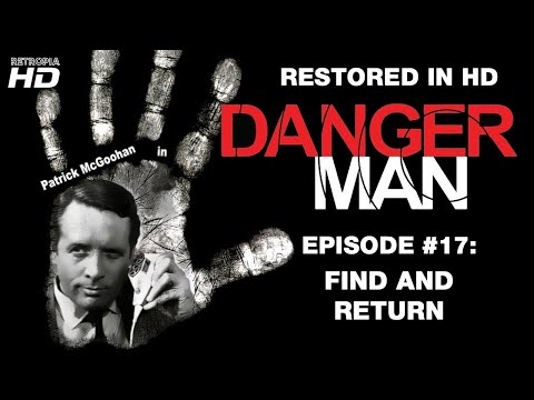 Danger Man Ep 17: Find and Return ¦ Patrick McGoohan ¦ HD 1080p