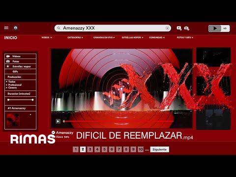 Amenazzy - Difícil De Reemplazar (Visualizer) | XXX