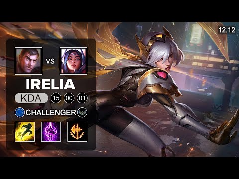 Irelia vs Jayce Top - EUW Challenger - Patch 12.12 Season 12