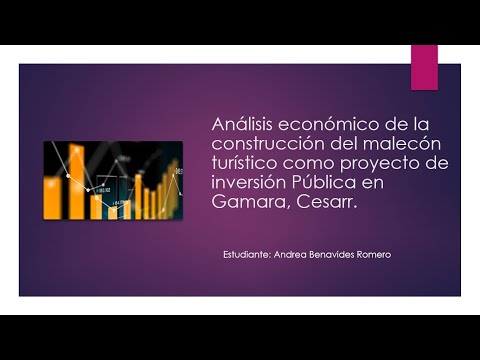 Socialización de Análisis económico de la construcción del malecón turístico de Gamarra, Cesar