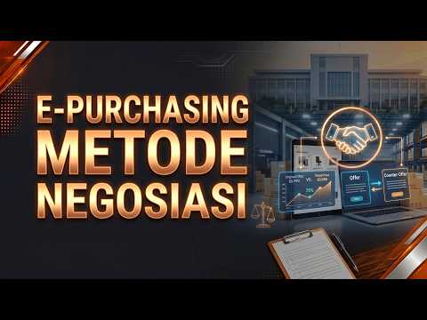 E-Purchasing Metode Negosiasi
