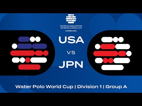 LIVE | USA vs Japan | Water Polo World Cup 2023 | Group A