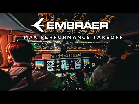 FLORENCE | EMBRAER 195 - MAX PERFORMANCE COCKPIT TAKEOFF