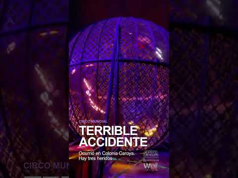 Accidente Circo Mundial. Motos