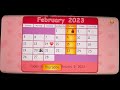 Starfall The February 2 2023 Calender