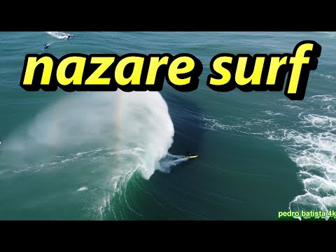 nazare waves surf4k drone 13-11-2021