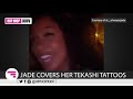 Jade Covers up 6ix9ine Tattoo, Parties In D.R., Tekashi Shows Up!