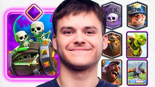 I Tested the Skeleton Barrel Evolution Vs EVERY Deck Type - Deck Guide by Ian77