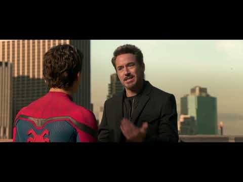 Iron Man Takes Spider Man's Suit Scene  I Spider Man - Homecoming (2017)
