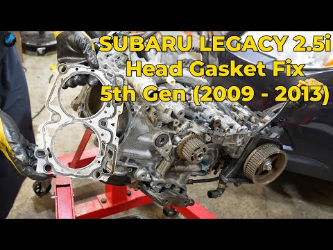 Replacing Subaru 2.5l sohc head gaskets and resurfacing the cylinder heads at home