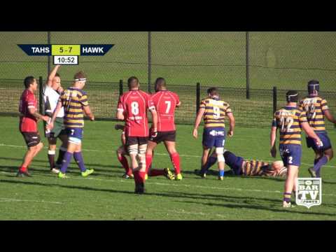 2017 NHRU Round 9 Premier 1 - Waratah v Hamilton Hawks