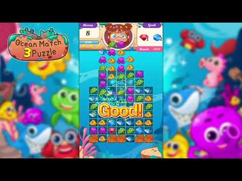 Ocean Match-3 Puzzle Video