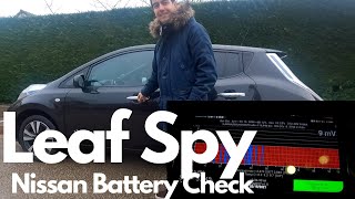 How to use Leaf Spy? Battery Check State of Health Nissan Leaf 2017 30 kWh SOH Leafspy