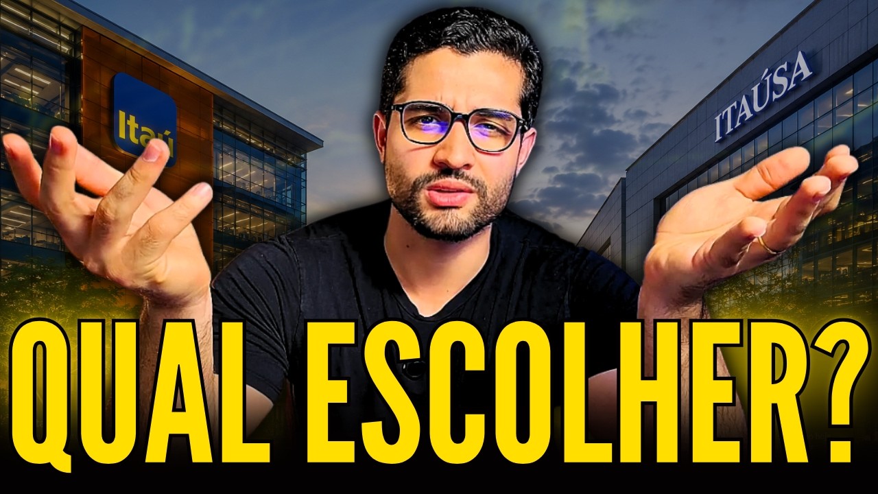 ITAÚ OU ITAÚSA COM ESSA QUEDA NA BOLSA? QUAL AÇÃO É A MELHOR OPORTUNIDADE? ITASA4 OU ITUB4?