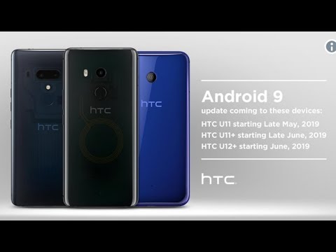 HTC  Android 9 Pie update timeline for the U12+, U11+, and U11